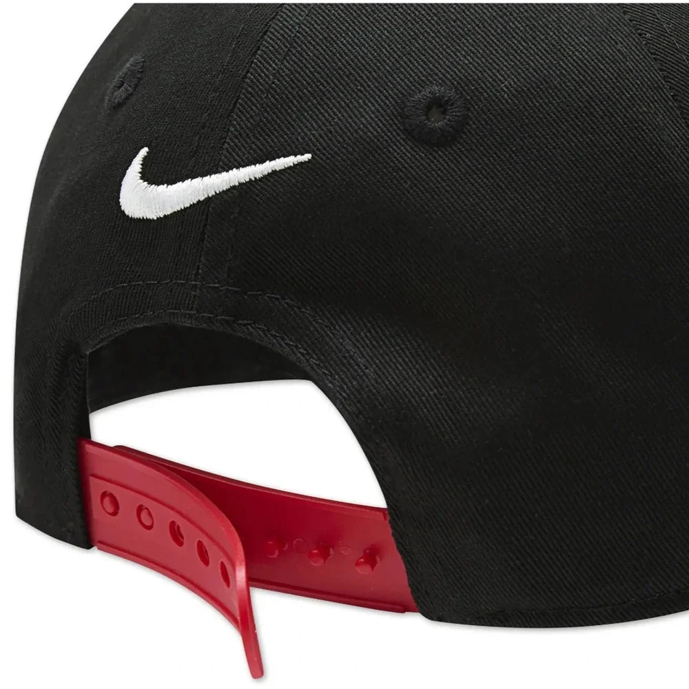Nike Kids Club Cap Logo Patch Baseball Hat (4-7) Adjustable Strap Black New